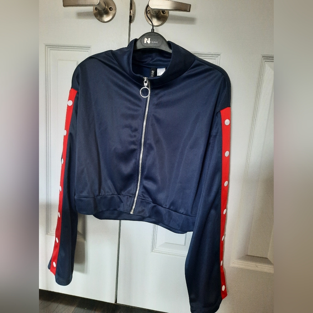 H&M Sporty Blue Jacket. Size S NWT